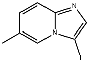 3-IODO-6-METHYL-IMIDAZO[1,2-A]PYRIDINE 化学構造式