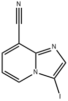 3-IODO-IMIDAZO[1,2-A]PYRIDINE-8-CARBONITRILE Struktur