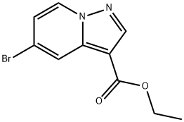 乙基5-溴吡唑并[1,5-A]吡啶-3-甲酸酯,885276-93-7,结构式