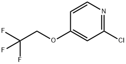 2-CHLORO-4-(2,2,2-TRIFLUORO-ETHOXY)-PYRIDINE Structure