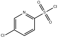 5-CHLORO-PYRIDINE-2-SULFONYL CHLORIDE Structure