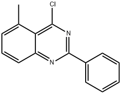 4-CHLORO-5-METHYL-2-PHENYL-QUINAZOLINE Structure