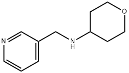 N-(四氢-2H-吡喃-4-基)-3-吡啶甲胺,885277-42-9,结构式