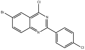 6-BROMO-4-CHLORO-2-(4-CHLORO-PHENYL)-QUINAZOLINE