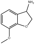 7-甲氧基-2,3-二氢-苯并呋喃-3-胺,885278-21-7,结构式