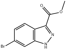 METHYL 6-BROMO-1H-INDAZOLE-3-CARBOXYLATE Structure