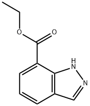 1H-インダゾール-7-カルボン酸エチル 化学構造式