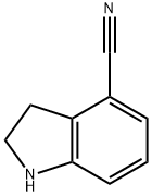 2,3-二氢-1H-吲哚-4-甲腈,885278-80-8,结构式