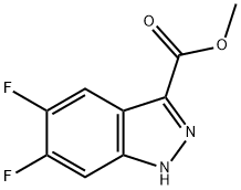 METHYL 5,6-DIFLUORO-1H-INDAZOLE-3-CARBOXYLATE Structure