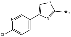 4-(6-CHLORO-PYRIDIN-3-YL)-THIAZOL-2-YLAMINE Structure