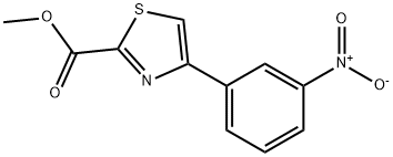 4-(3-硝基苯基)噻唑-2-甲酸甲酯, 885279-68-5, 结构式