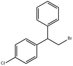 1-(2-BROMO-1-PHENYL-ETHYL)-4-CHLORO-BENZENE Struktur
