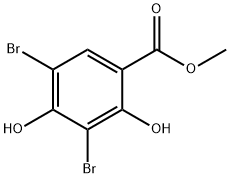 3,5-二溴-2,4-二羟基苯甲酸甲酯, 885279-78-7, 结构式