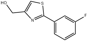 [2-(3-FLUORO-PHENYL)-THIAZOL-4-YL]-METHANOL Struktur