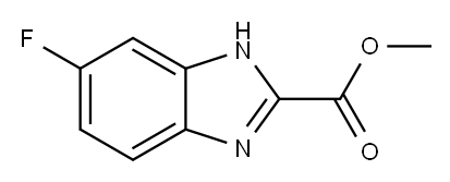 6-FLUORO-1H-BENZOIMIDAZOLE-2-CARBOXYLIC ACID METHYL ESTER Struktur