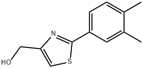 [2-(3,4-DIMETHYL-PHENYL)-THIAZOL-4-YL]-METHANOL Struktur