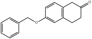 6-BENZYLOXY-3,4-DIHYDRO-1H-NAPHTHALEN-2-ONE 化学構造式