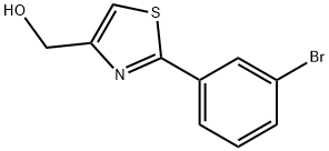 [2-(3-BROMO-PHENYL)-THIAZOL-4-YL]-METHANOL Structure