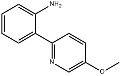 2-(5-甲氧基吡啶-2-基)苯胺 结构式