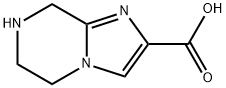 5,6,7,8-四氢-咪唑并[1,2-A]吡嗪-2-羧酸,885281-33-4,结构式