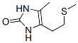 2H-Imidazol-2-one,  1,3-dihydro-4-methyl-5-[2-(methylthio)ethyl]- Structure