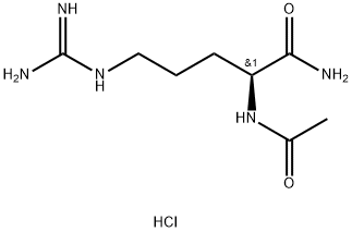 N-アセチル-L-アルギニンアミド塩酸塩 化学構造式