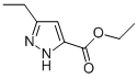 3-乙基-1H-吡唑-5-甲酸乙酯 结构式