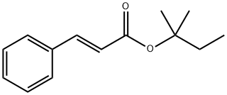 2-Propenoic acid, 3-phenyl-, 1,1-diMethylpropyl ester, (E)- Struktur