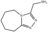 1-(6,7,8,9-TETRAHYDRO-5H-[1,2,4]TRIAZOLO[4,3-A]AZEPIN-3-YL)METHANAMINE Struktur
