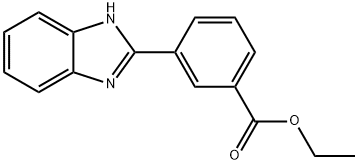 3-(1H-BENZIMIDAZOL-2-YL)BENZOIC ACID ETHYL ESTER Struktur