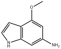 6-氨基-4-甲氧基吲哚 结构式