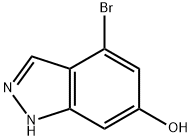 1H-吲唑-6-醇, 4-溴, 885518-75-2, 结构式