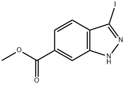 1H-INDAZOLE-6-CARBOXYLIC ACID,3-IODO-,METHYL ESTER