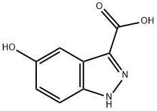 5-羟基-1H-吲唑-3-甲酸, 885518-94-5, 结构式