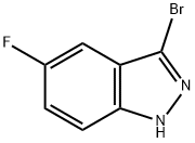 3-BROMO-5-FLUORO (1H)INDAZOLE Struktur