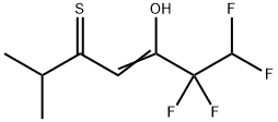 4-Heptene-3-thione,6,6,7,7-tetrafluoro-5-hydroxy-2-methyl- Struktur