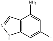 4-氨基-6-氟吲唑, 885520-16-1, 结构式