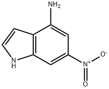 1H-Indol-4-aMine, 6-nitro- Structure
