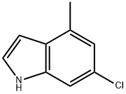 1H-Indole, 6-chloro-4-Methyl- Struktur