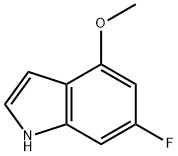 6-氟-5-甲氧基吲哚, 885521-02-8, 结构式