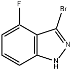 3-BROMO-4-FLUORO (1H)INDAZOLE Structure