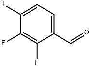 2,3-DIFLUORO-4-IODOBENZALDEHYDE
 Structure