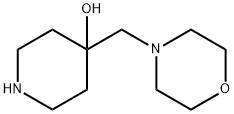 4-(N-吗啉基甲基)哌啶-4-醇 结构式