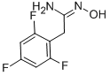 BENZENEETHANIMIDAMIDE,2,4,6-TRIFLUORO-N-HYDROXY Struktur