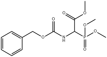 (+/-)-BENZYLOXYCARBONYL-ALPHA-PHOSPHONOGLYCINE TRIMETHYL ESTER Structure