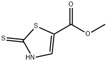 Methyl 2-Mercaptothiazole-5-carboxylate Structure