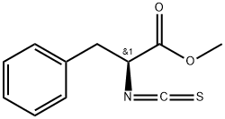 (S)-methyl 2-isothiocyanato-3-phenylpropanoate Struktur