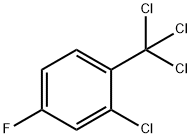2-CHLORO-4-FLUOROBENZOTRICHLORIDE Structure