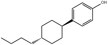 P-(TRANS-4-ブチルシクロヘキシル)フェノール 化学構造式