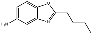 2-ブチル-1,3-ベンゾキサゾール-5-アミン 化学構造式